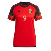 Belgium Romelu Lukaku #9 Replica Home Shirt Ladies World Cup 2022 Short Sleeve